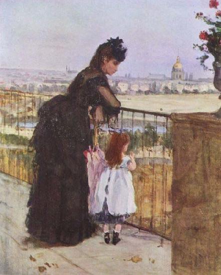 Berthe Morisot On the Balcony China oil painting art